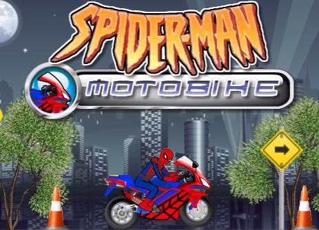 Гра Людина-Павук на мотоциклі