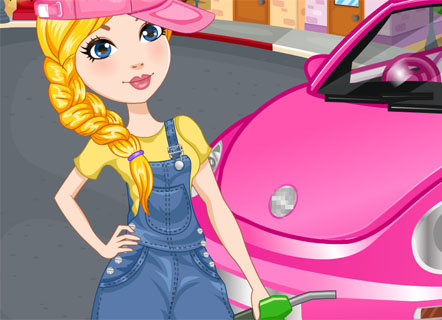 Гра Прибирання в рожевому автомобілі