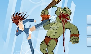 Гра Стрілялка для дівчаток проти орків - грати онлайн безкоштовно