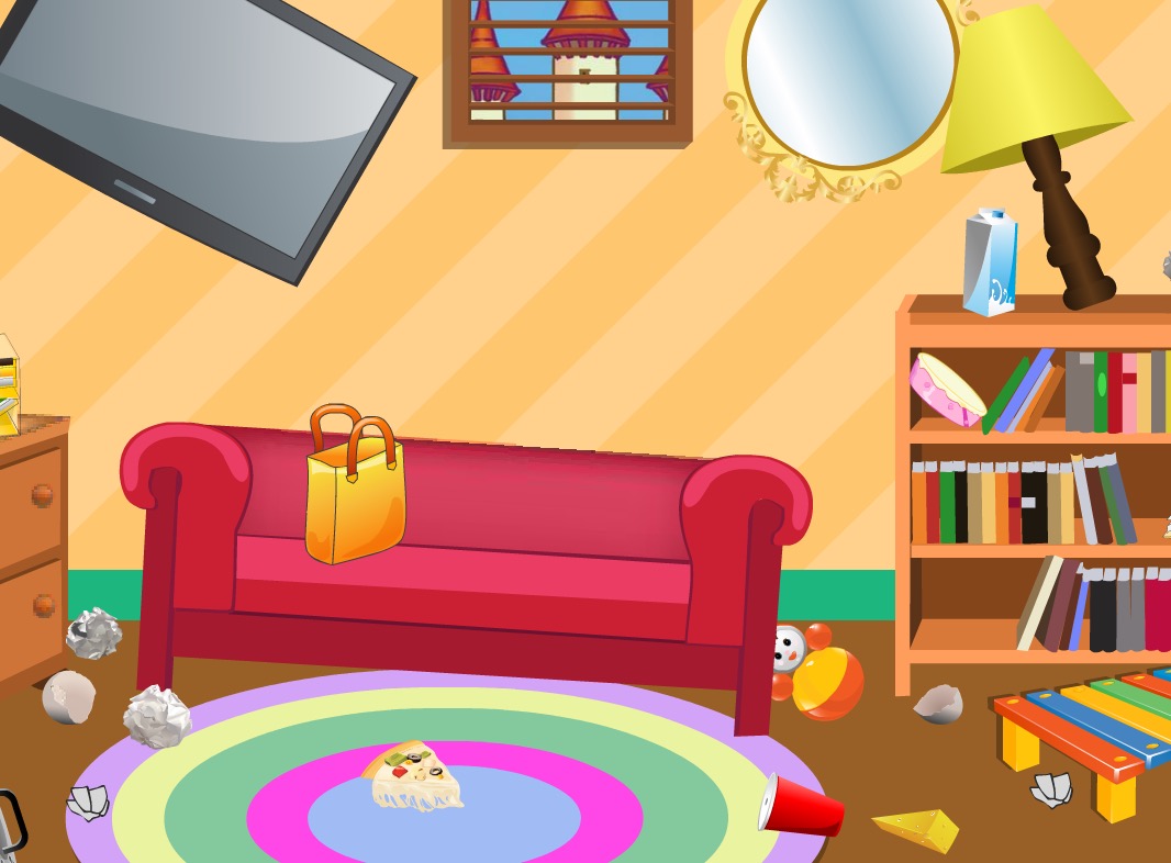 Гра Прибирання в простому будинку