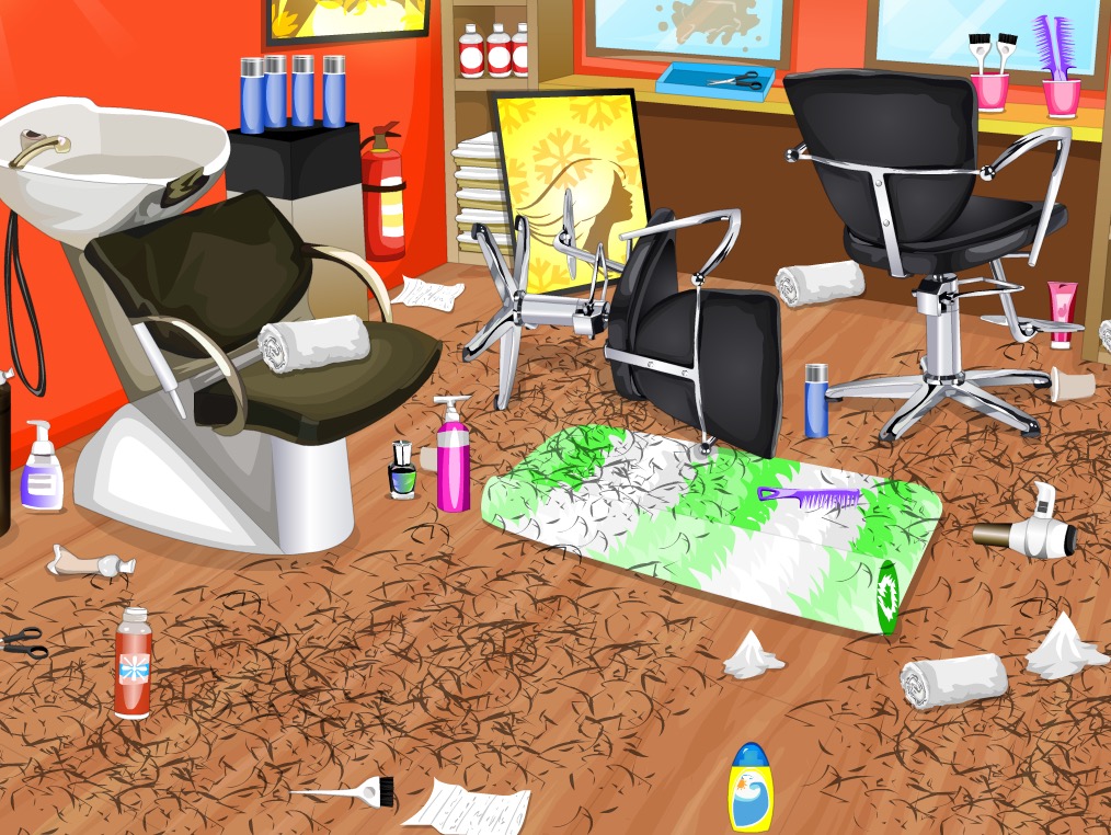 Гра Прибирання в салоні краси