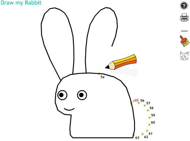 Гра Рісовалка кролика