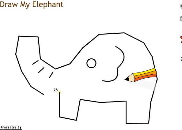 Гра Рісовалка слоника