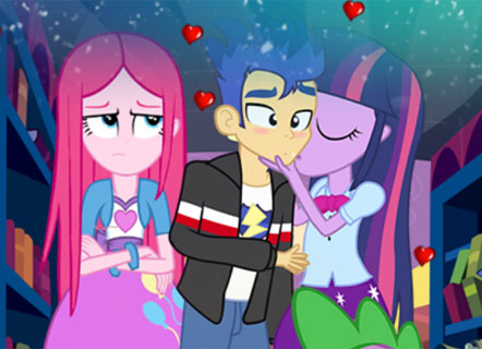 Гра Секретні поцілунки Дівчаток з Эквестрии