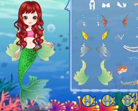 Гра Одевалка маленької русалочки