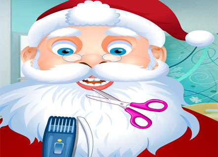 Гра Новорічна стрижка для Санта Клауса