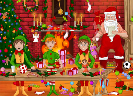 Гра Санта Клаус розшукує подарунки