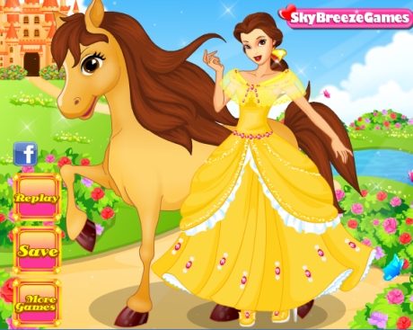 Гра Турбота про конячку принцеси Бель