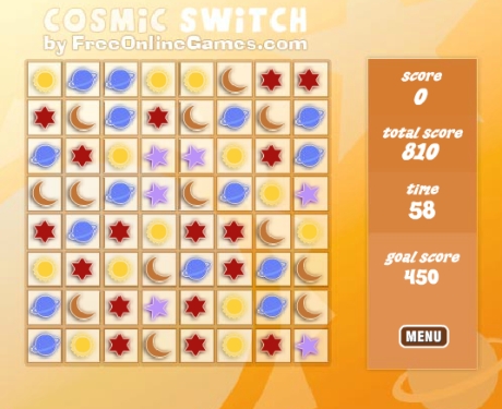 Гра Зміщення космічних об'єктів