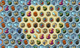 Гра Складай три в ряд в океані