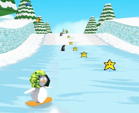 Гра Пінгвіни на скейтах