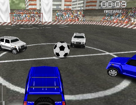 3д гра футбол на джипах