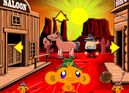 Гра Щаслива мавпочка: Вестерн