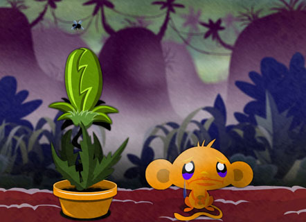 Гра Розсмішити плаксивих макак