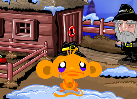 Гра Святкова індичка для щасливого мавпочки