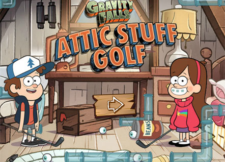 Гра Міні гольф на двох з Мейбл і Диппером