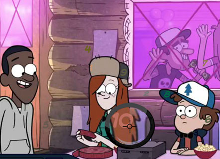 Гра Юні сищики шукають цифри