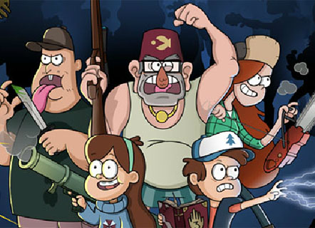 Гра Гравити Фолс в окупації зомбі