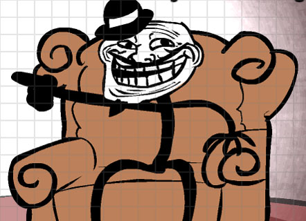 Логічна гра стрілялка троллфейса