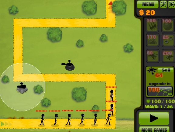 Гра Стикмены атакують