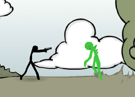 Гра Розбирання Стикмена з інопланетянами