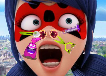 Гра Лікування носа Леді Баг