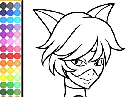 Гра Леді Баг і Супер Кіт: розмальовки - грати онлайн безкоштовно для дівчаток