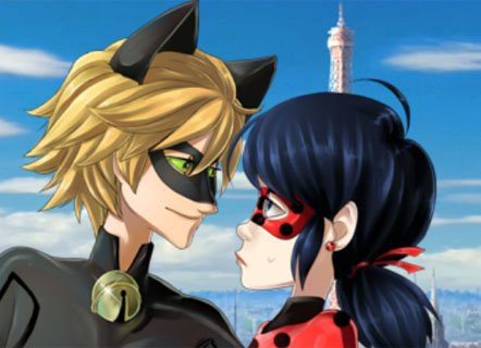 Гра Леді Баг і Супер Кіт на двох - грати онлайн безкоштовно для дівчаток