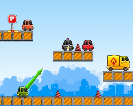 Гра Вибух машинок на парковці