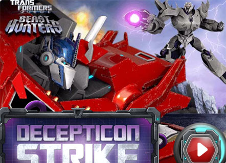 Гра Війна трансформерів з десептіконамі