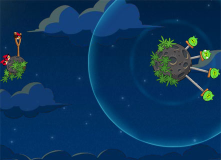 Гра Енгрі Бердз в космосі