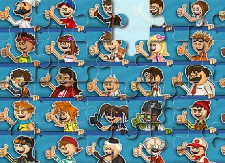 Гра Пазл: папа Луї і його команда