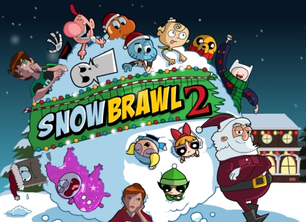 Гра Всемультяшная битва сніжками