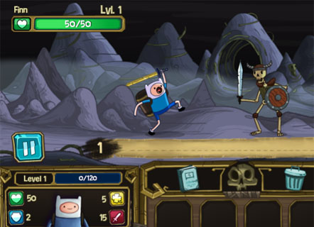 Гра Час пригод: битв зі скелетами