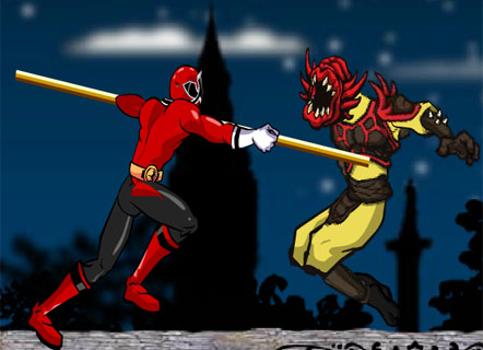 Гра Могутні Рейнджери Самураї: Будинок з монстрами