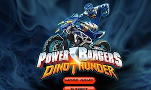 Гра Супер Рейнджери Самураї на мотоциклі