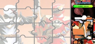 Гра Пазли з Могутніми Рейнджерами Самураями