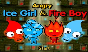 Гра Вогонь і Вода 5 в Храмі Жахів - грати онлайн безкоштовно