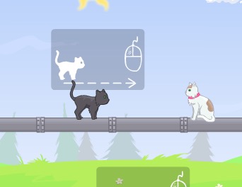 Гра Поцілунок мовця кота Тома з Анжелою