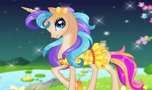 Гра Поні 7 - одягни принцесу для дівчаток
