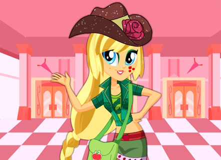 Гра Стильний шкільний наряд для Эпплджек