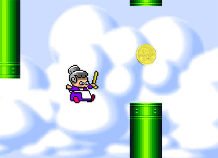 Гра зла бабуся флаппи