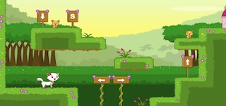 Гра Бродилка з кішками для дівчаток - грати онлайн безкоштовно