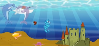 Гра Створи будиночок для дельфіна