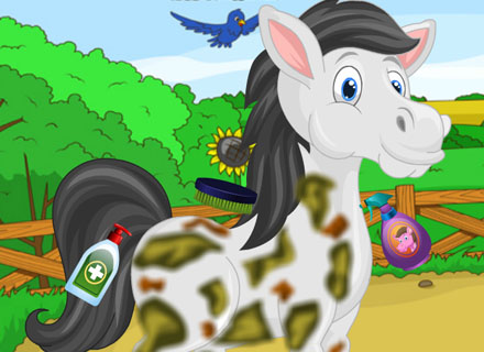 Гра Приведи в порядок милу конячку