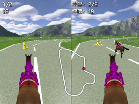 Гра Гонки на конях на двох