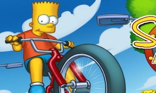 Гра Гонки Сімпсонів на велосипедах