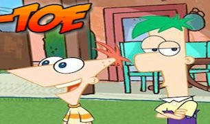 Гра Фінес і Ферб грають в хрестики нулики