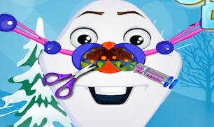 Гра Чистимо ніс Олафу