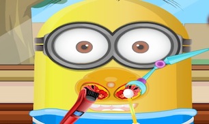Гра Лікуємо ніс у міньйона